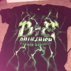 billie eilish t-shirt, size xs in mens, oversized
